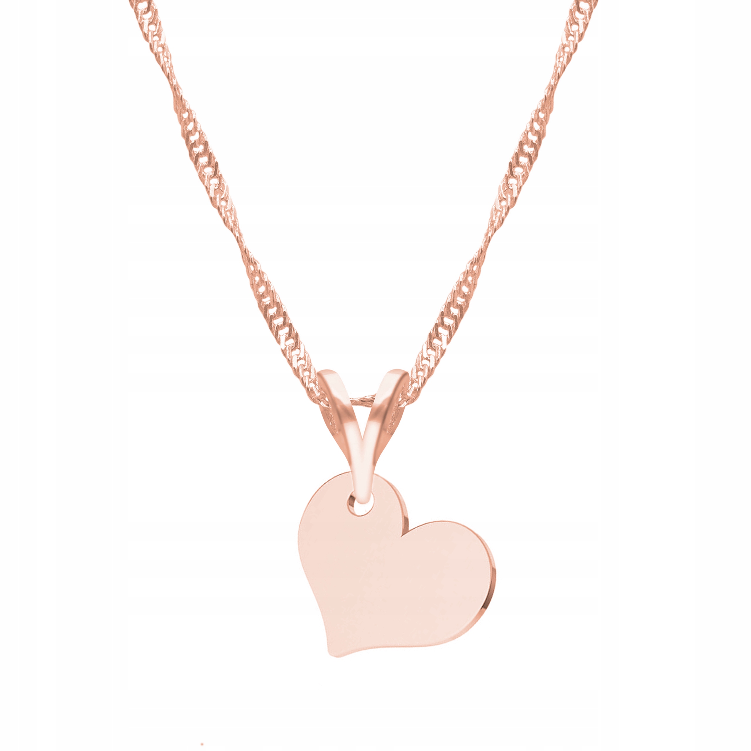 Řetízek zlatý náhrdelník 925 Srdce Srdíčko