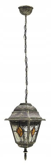 Klasická venkovní závěsná lampa