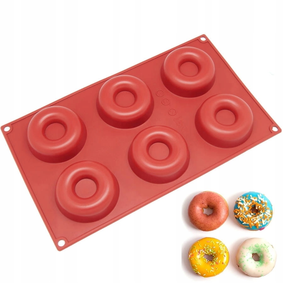 

Forma silikonowa do pieczenia Pączków Donatów 6GN