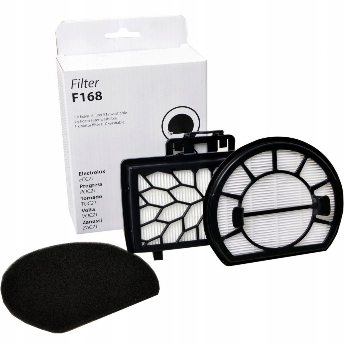 

Zestaw filtrów F168 do odkurzacza Electrolux ECC21