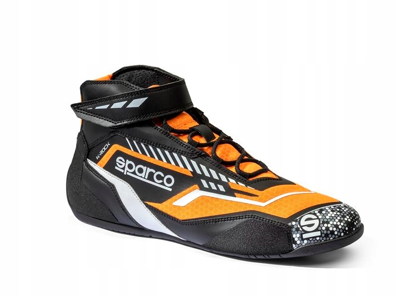 Kartingové boty Sparco K-Rock černo-oranžové vel 32
