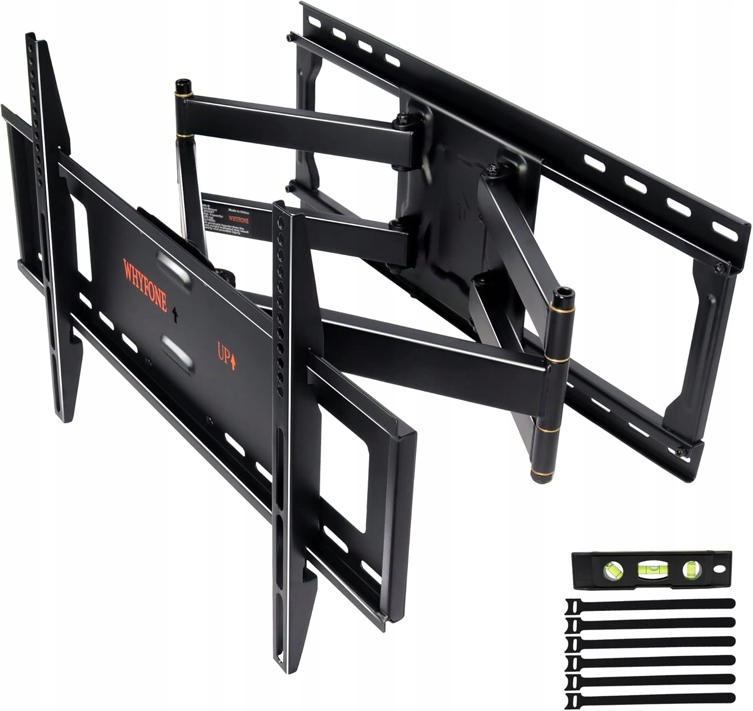 Whyfone držák na Tv 32–80" nástěnný otočný 635 mm 2 ramena s plným pohybem