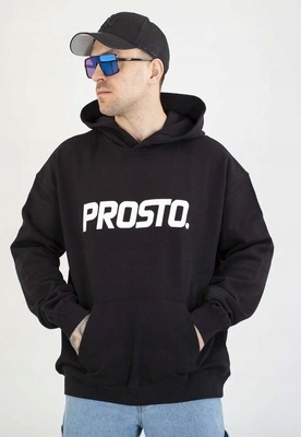 Mikina Prosto S kapucí Big Log černá