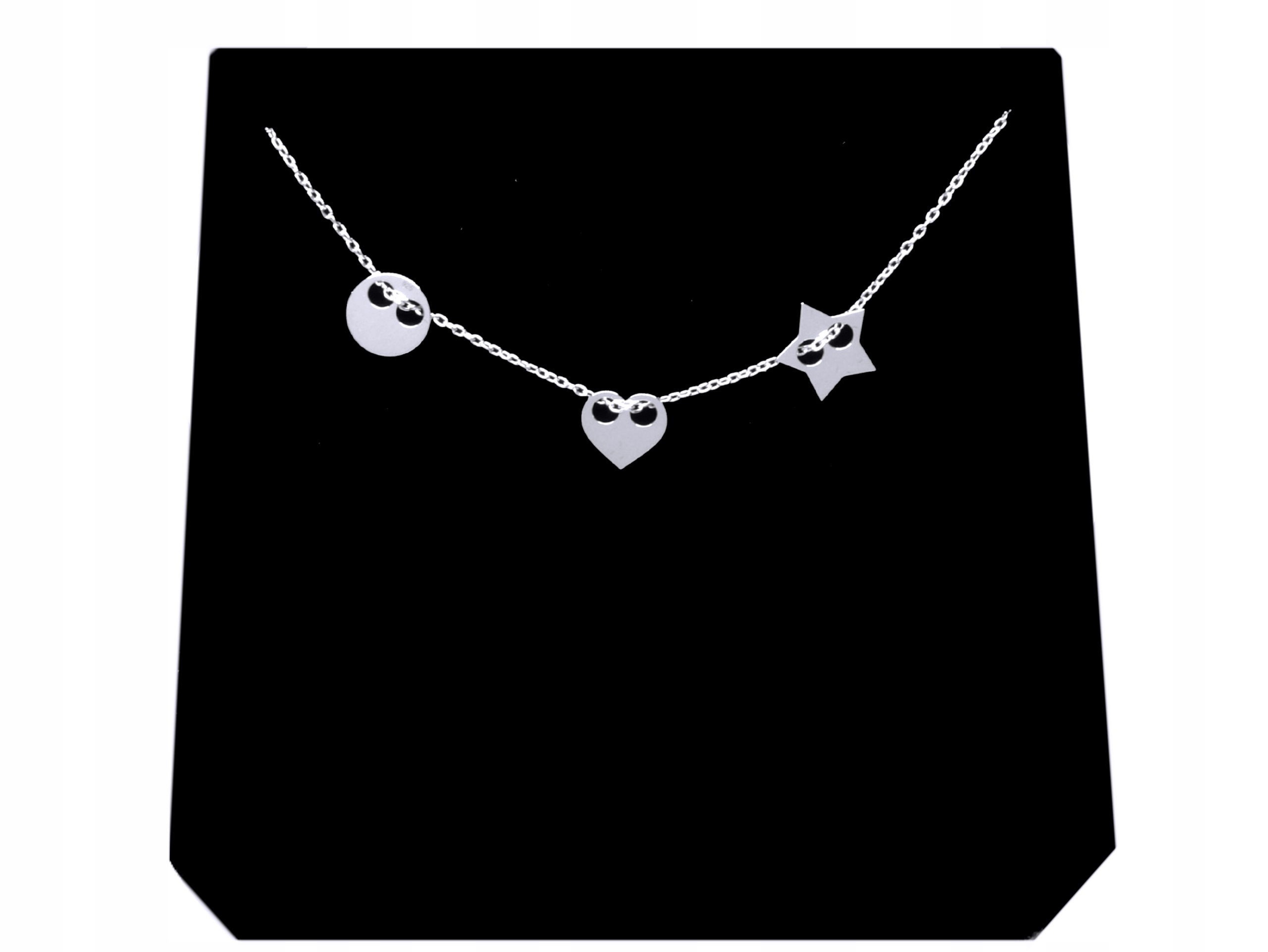 

Naszyjnik Potrójna Mała Celebrytka srebro 925