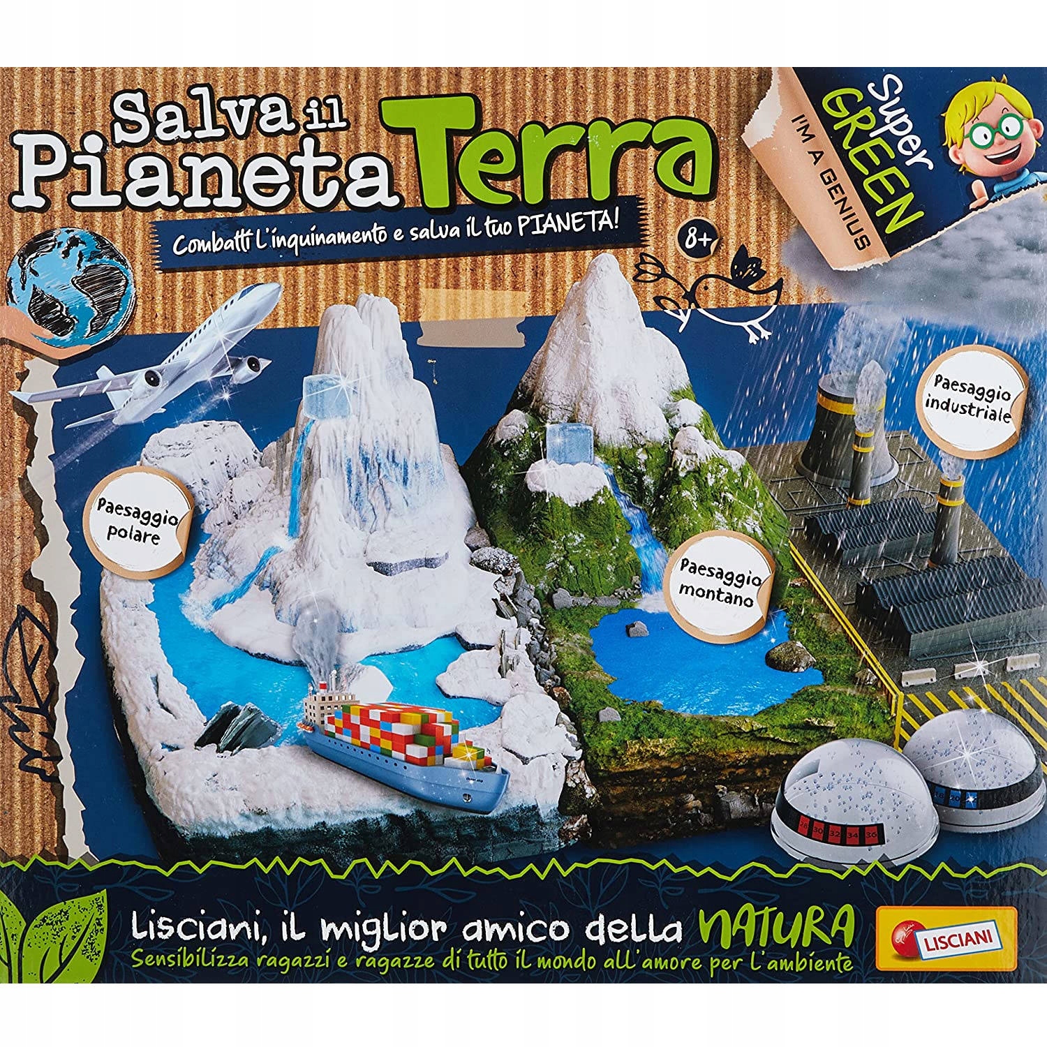 

Lisciani Gra Edukacyjna Ocal Planetę Ziemię +8 Lat
