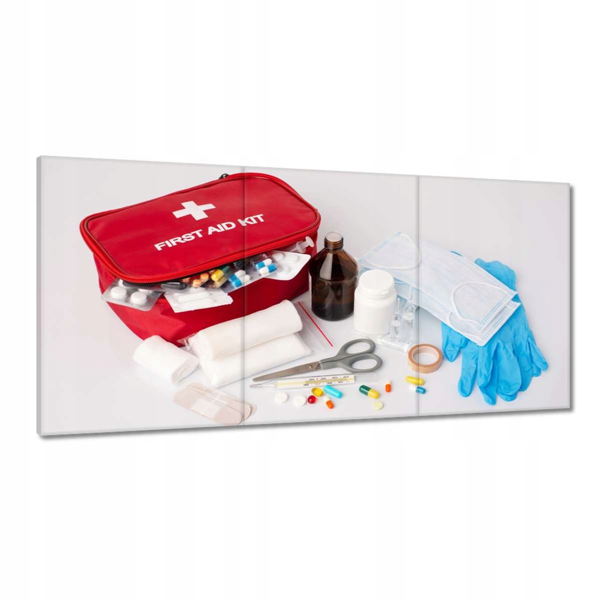 Obrazy 180x90 Lekárnička obväzy pilulky