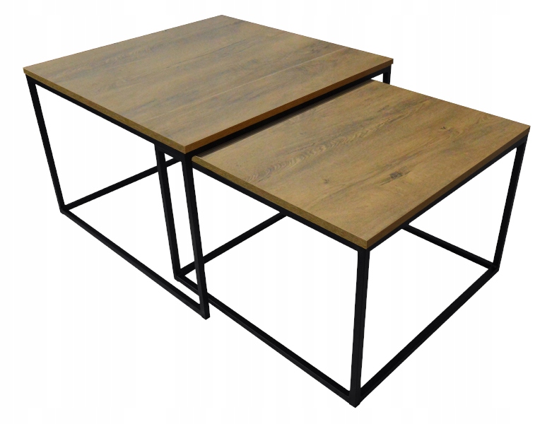 

Stolik kawowy loft 2 w 1 industrialny Ława Lefkas