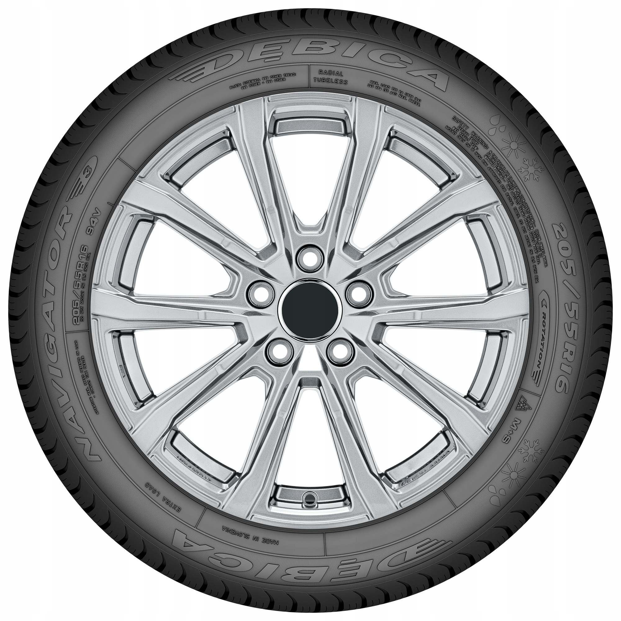4 opony wielosezonowe 225/50R17 DĘBICA NAVIGATOR 3 Kod producenta 579153