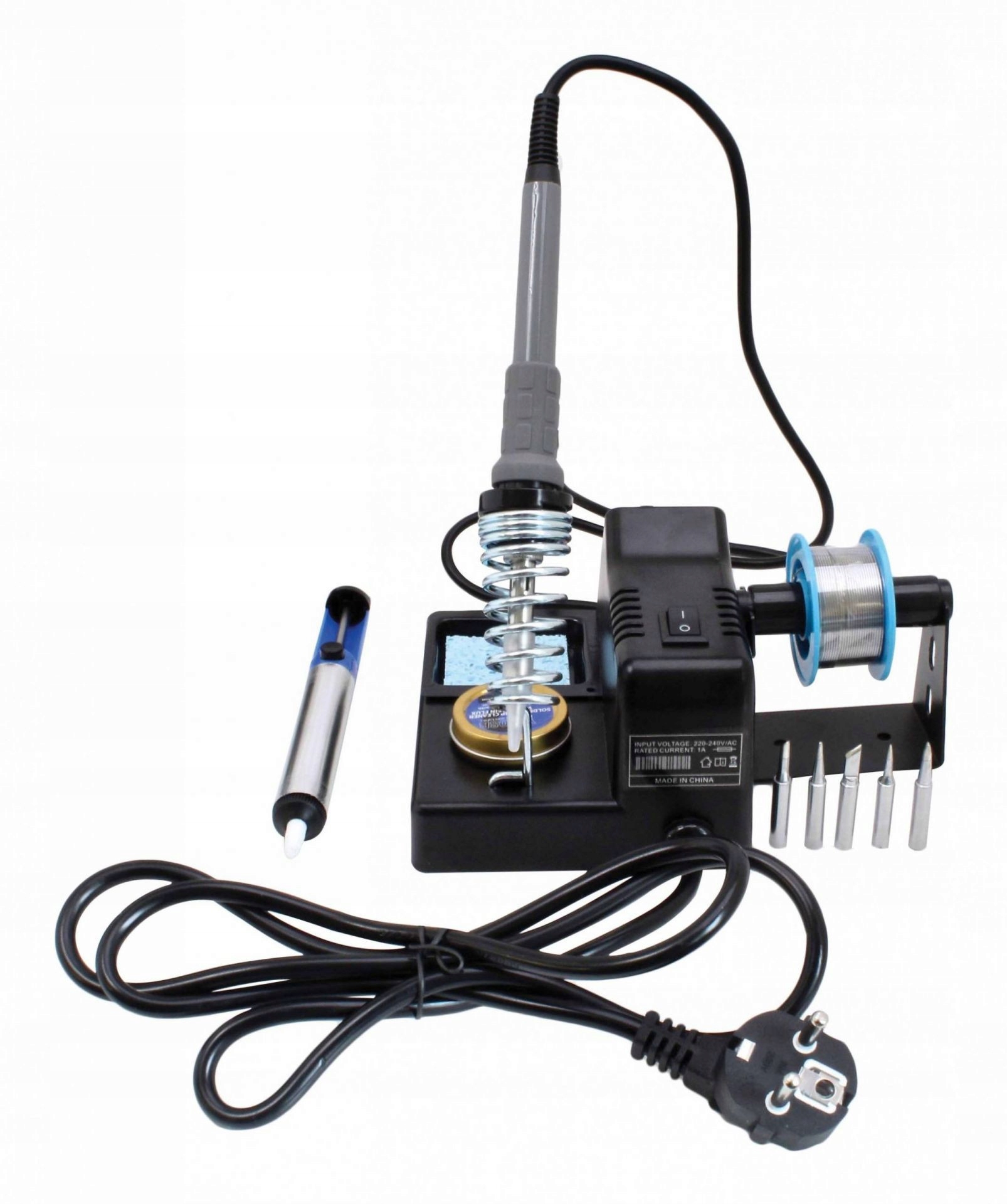 STACJA LUTOWNICZA Z WYŚWIETLACZEM LCD Zasilanie sieciowe