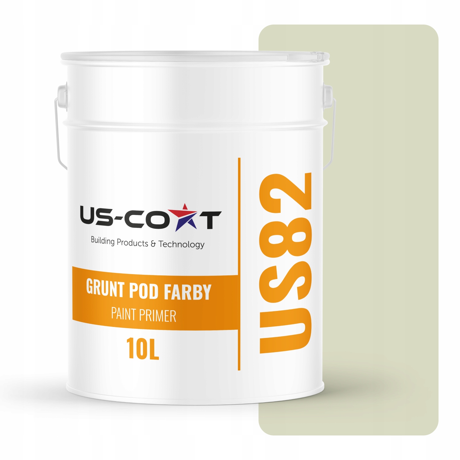 Podkladová Báze Pod Silikonovou Fasádní Barvu Bílá Rozbitá Na Zelenou F481 10L