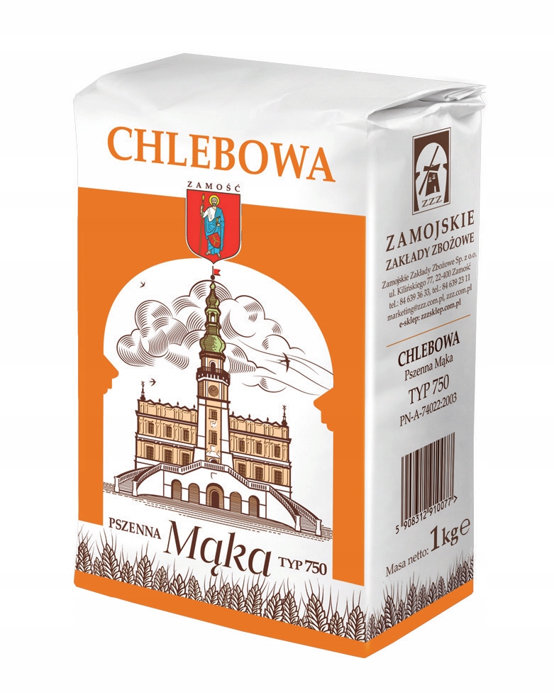 Levně 13X Zamojská chlebová mouka typ 750 1 kg