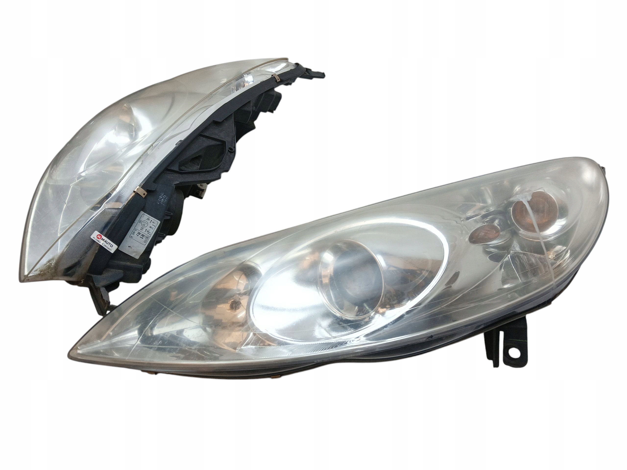 lights head lights front KOMPLET left + right PEUGEOT 407 (04-08) EU