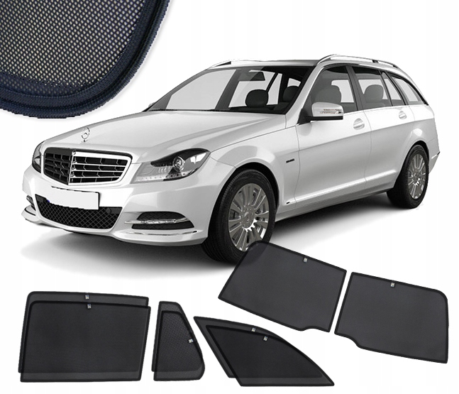 ZASLONKI DEDYKOWANE MERCEDES W204 KOMBI C KLASA