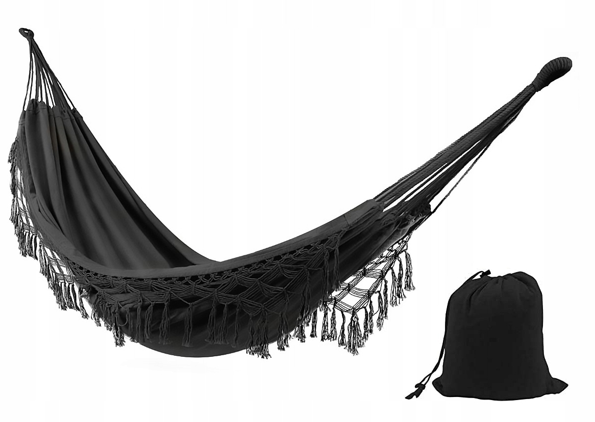

Hamak Brazylijski Ogrodowy XL Boho Dwuosobowy Duży