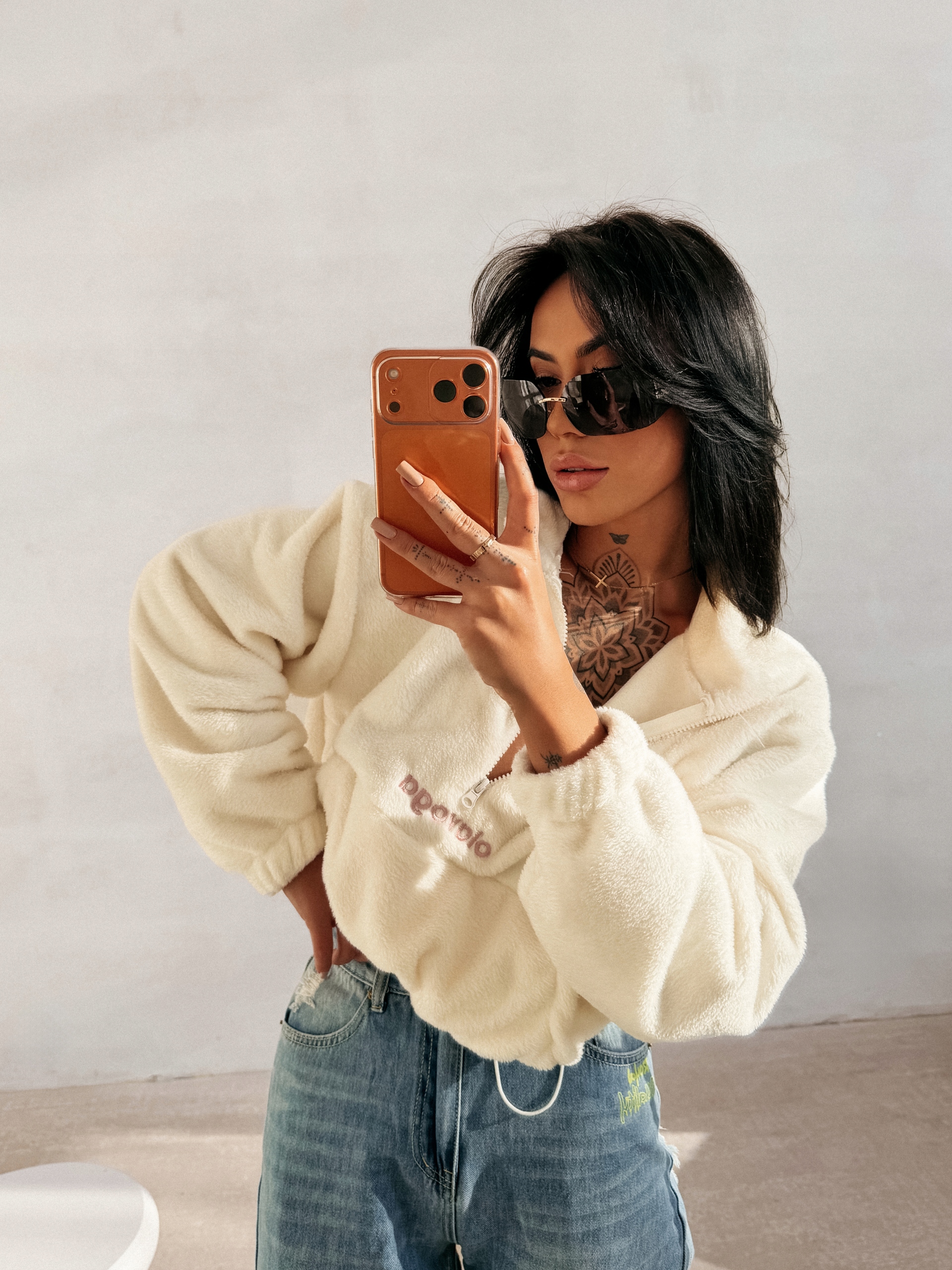 Dámská Mikina Emino O La Voga Kokosová M