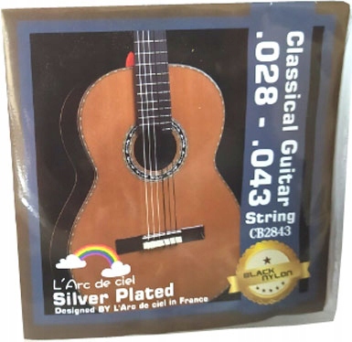 

Struny Do Gitary Klasycznej L'arc Black Nylon