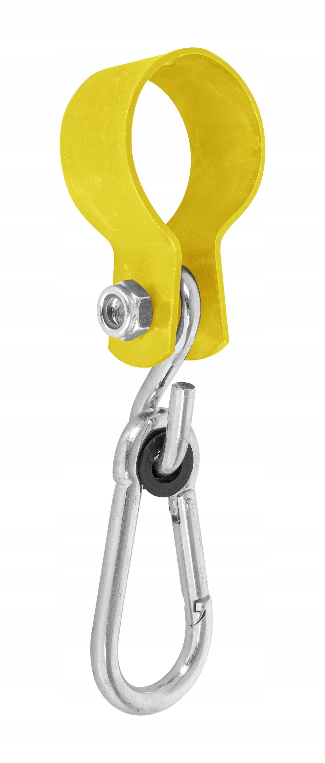 MOCOWANIE HUŚTAWKI HAK OBEJMA KARABIŃCZYK 50 mm