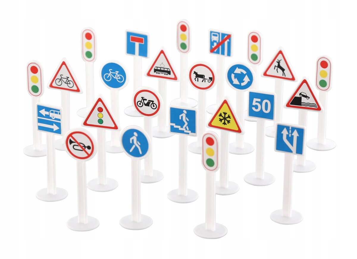 Zestaw znaków drogowych Polesie