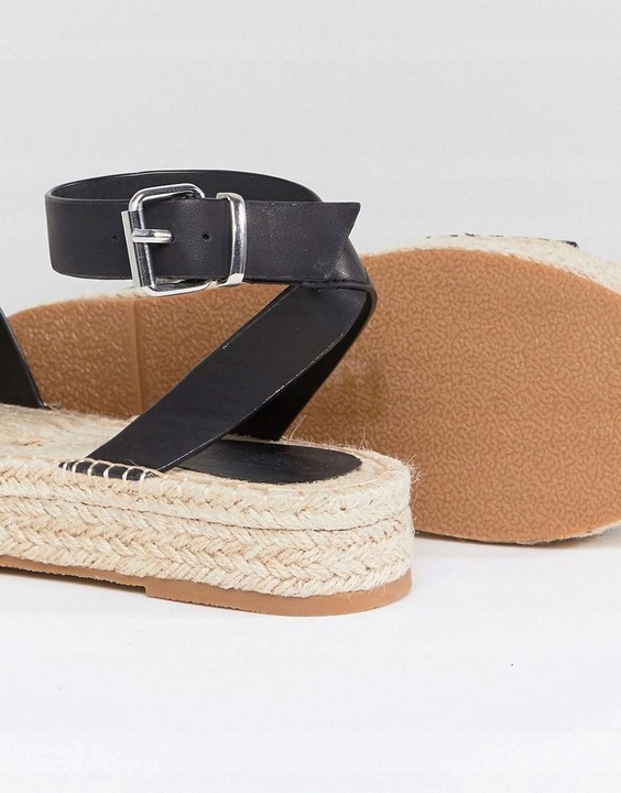 ESPADRYLE DAMSKIE CZARNE DŻETY KLASYCZNE 41 3K8G2* EU41 UK8 3_8 Oryginalne opakowanie producenta brak