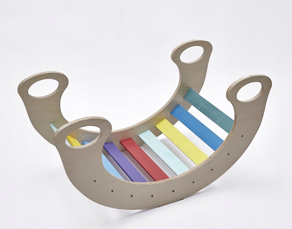 Bujak drewniany tęcza Bujaczek huśtawka PS Bohater Inny