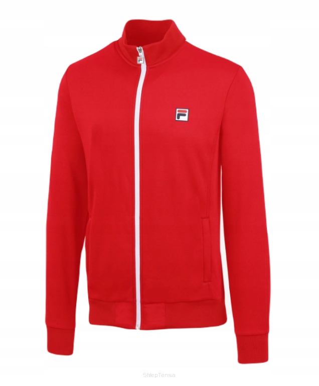 Bluza tenisowa Fila Jacket Manuel czerwona M