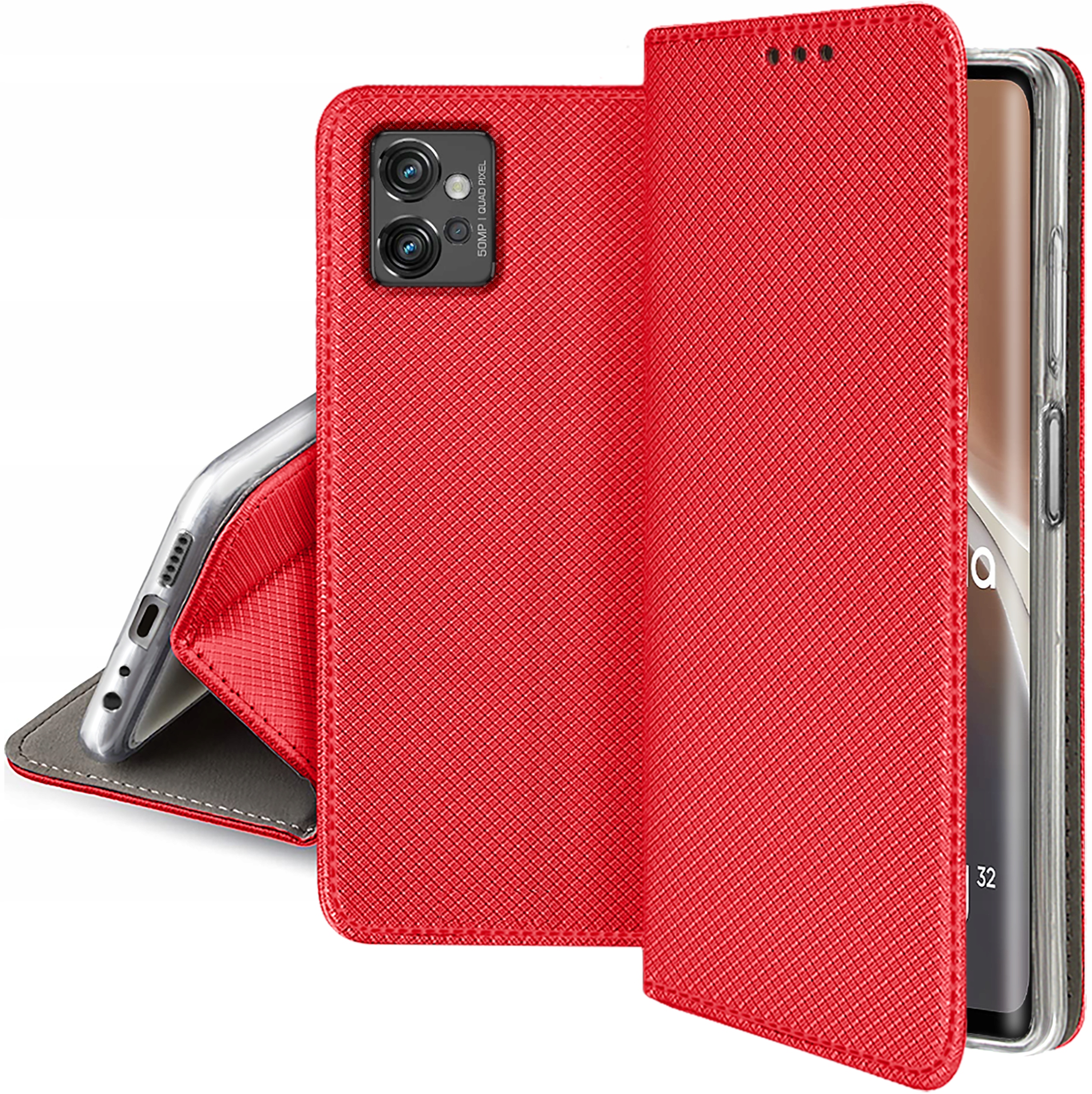 

Etui do Motorola Moto G32 Smart Magnet Szkło 9H