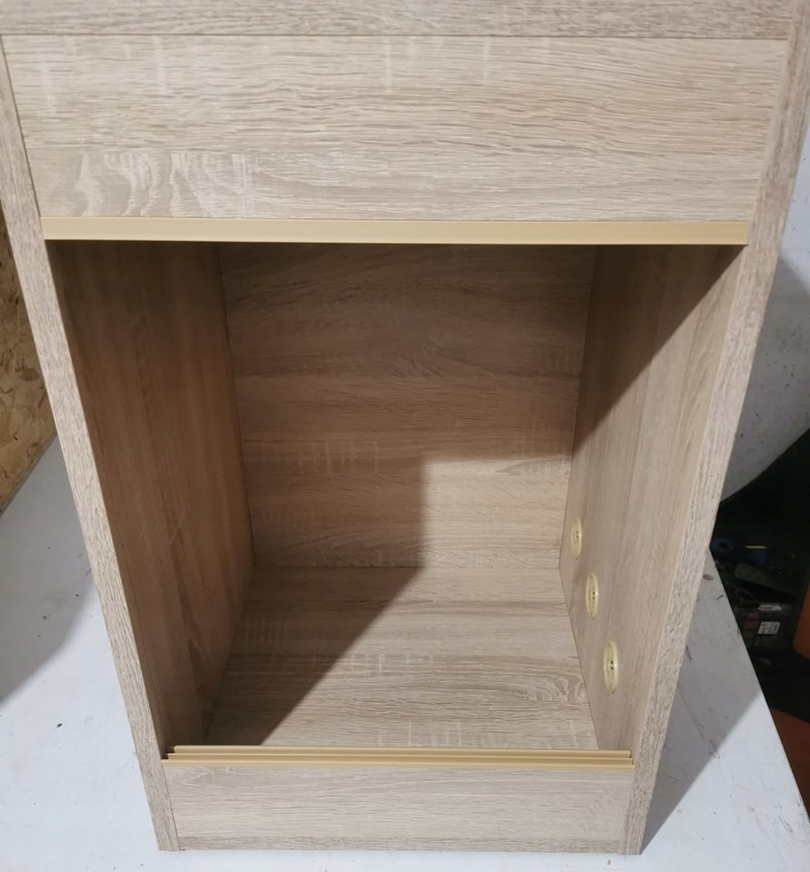 Vertikální Terárium 60x40x80 Prázdná Nábytková Deska Bez Uspořádání