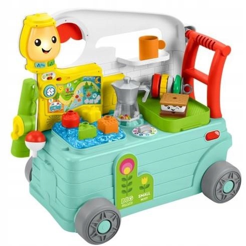 Fisher-Price Podróżny kamper 3 w 1 z inteligentnymi poziomami zachwycająca