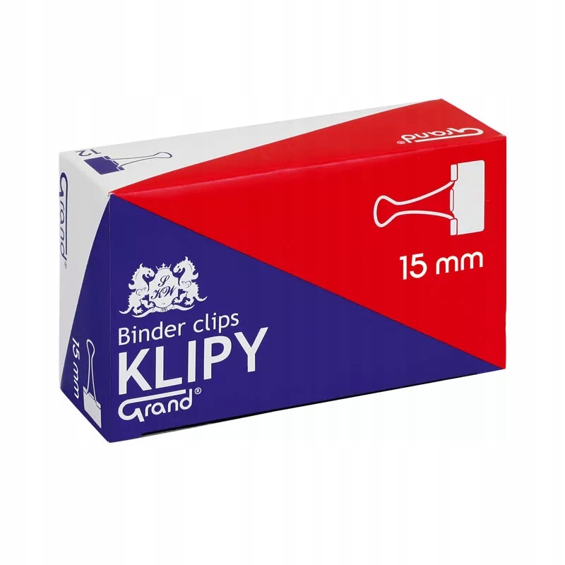 

Klip Biurowy 15MM Grand op 12szt.