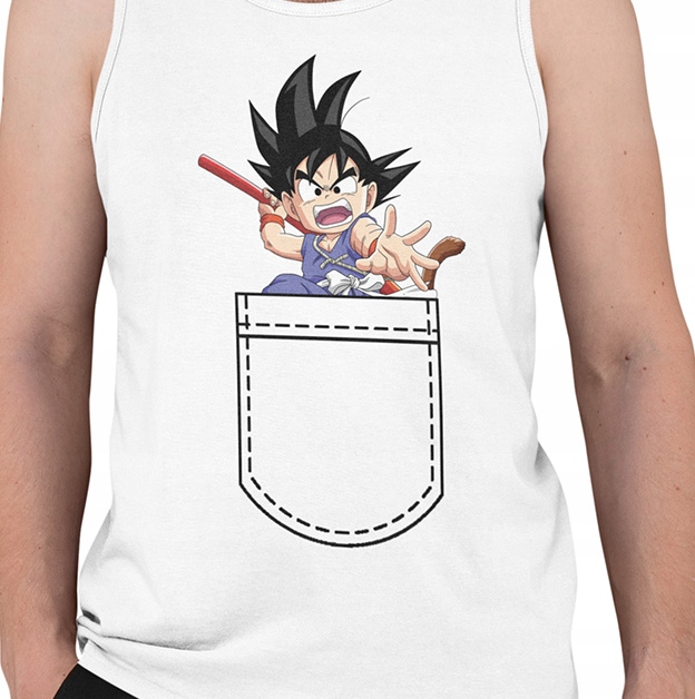 TANK TOP DRAGONBALL GOKU POCKET Marka inna