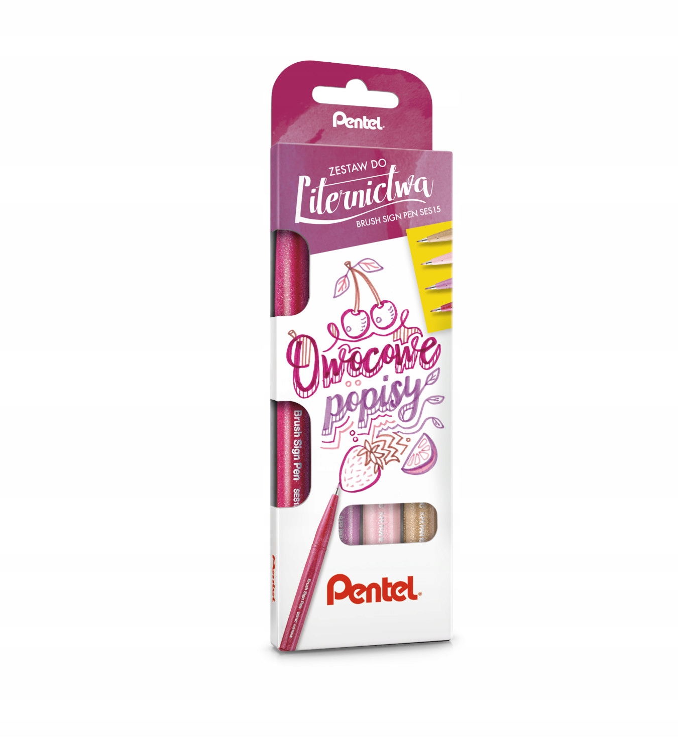

Zestaw Pentel do Letteringu owocowe popisy (4 szt)
