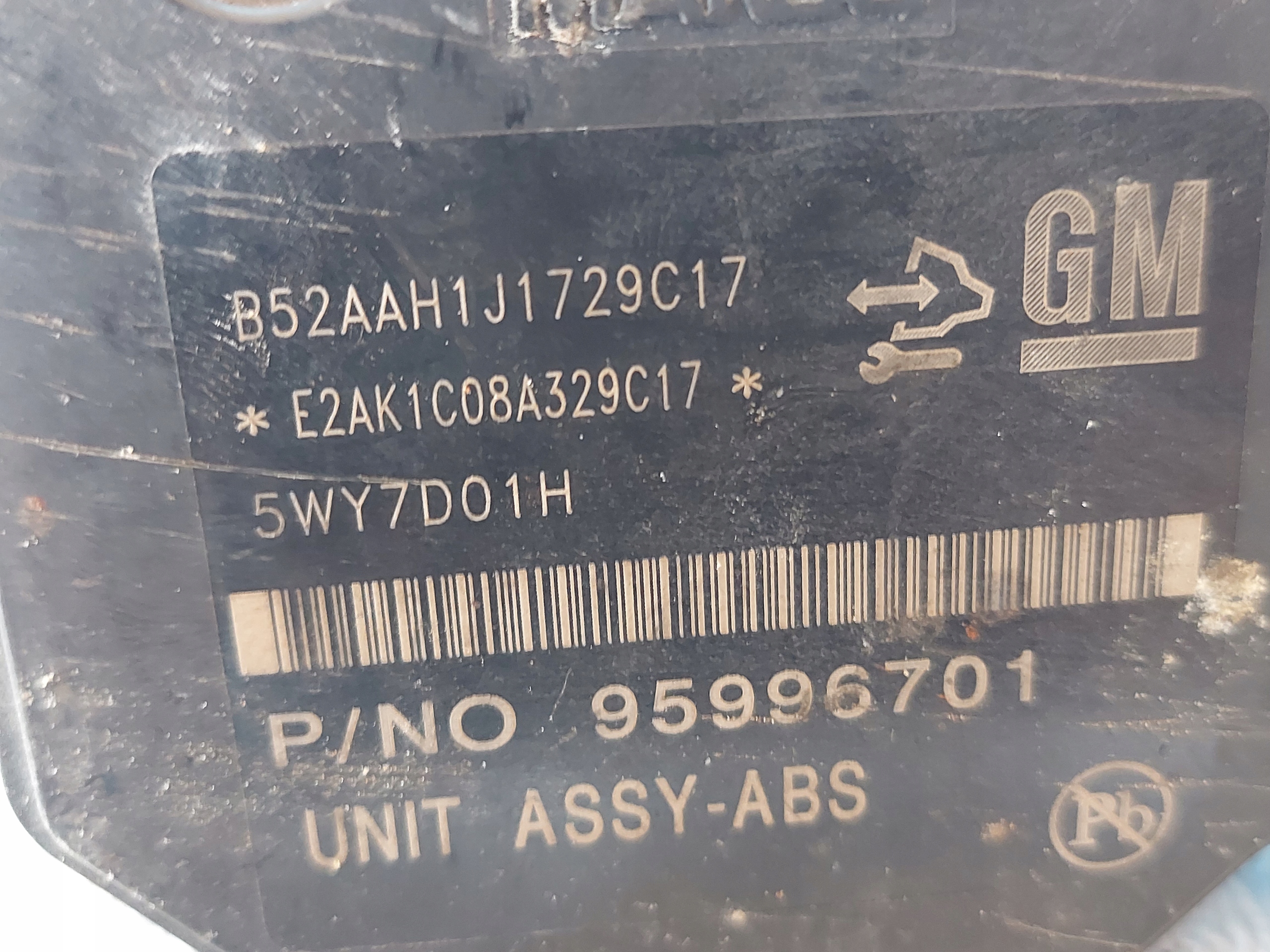 pumpa ABS CHEVROLET SPARK 1.0 B 95996701