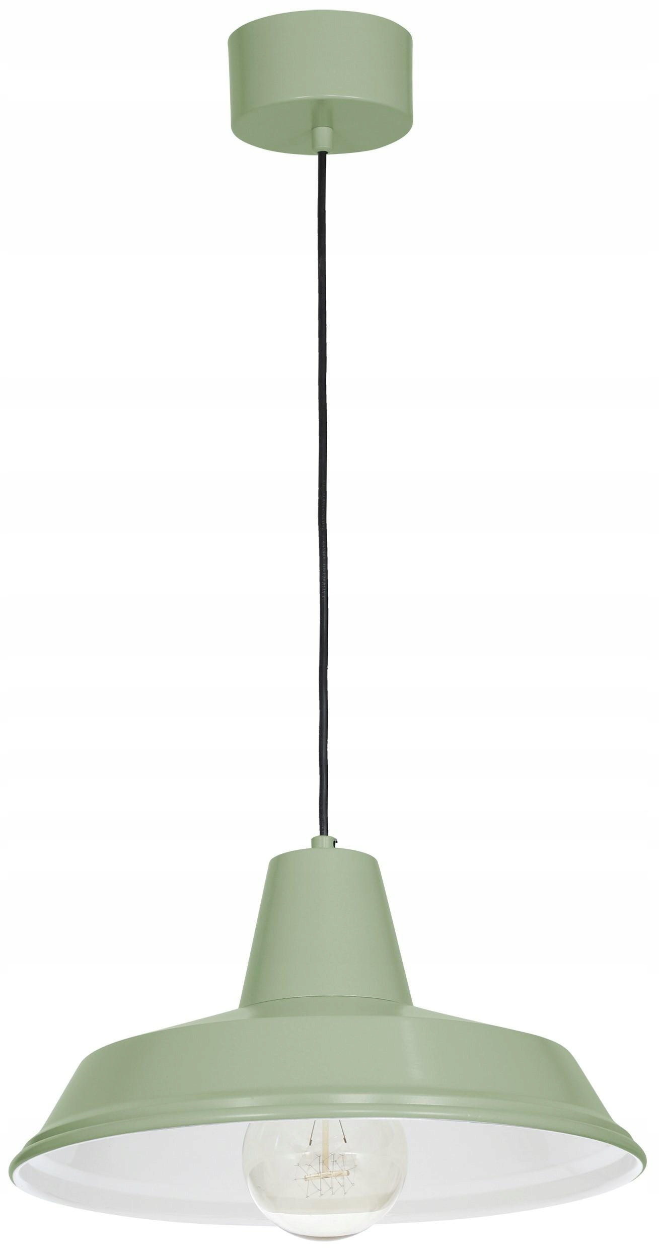 Závěsná lampa Class Zelená Bílá, industriální akcent v kuchyni
