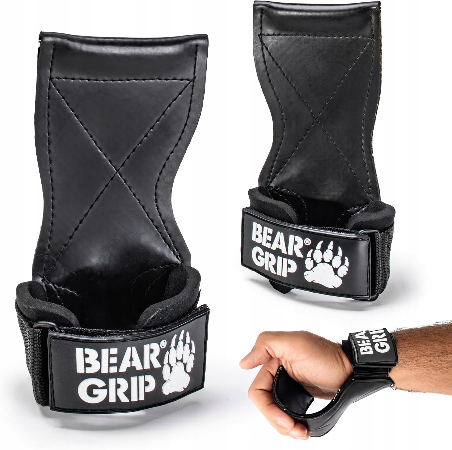 Tréninkové Pásy Bear Grip Standard Guma Na Zápěstí Posilovna Grip Vel. M