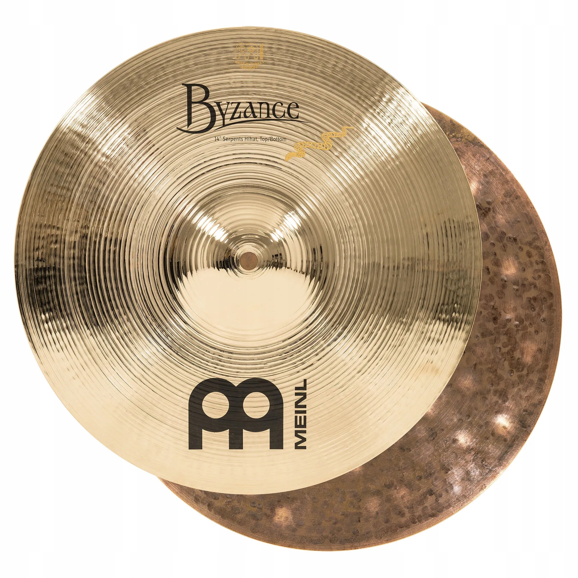 Meinl Byzance Brilliant Serpents Hihat 14"