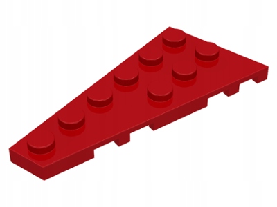 

Lego 54384 Płytka 6x3 Skrzydło czerwona Nowa (2g)