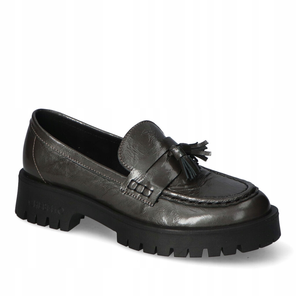 Mokasíny Chebello 2821-489 Nikl lak 37