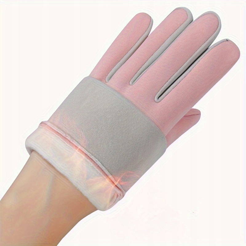 1pair Warm Thick Touch Screen Windproof Cold-proof Driving Gloves Marka bez marki