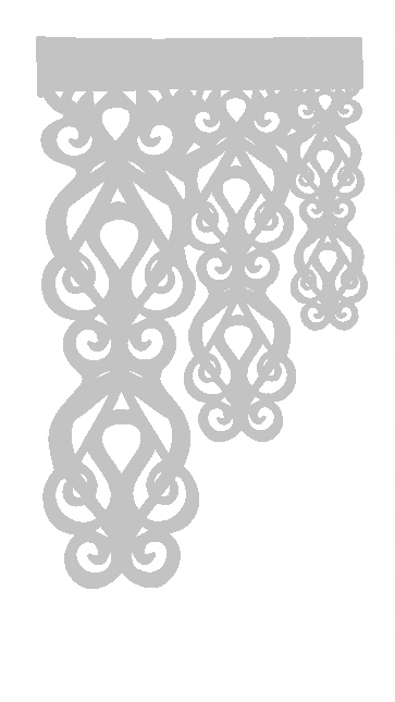 

Dekor Ażur Narożny Pionowy Panel 50x130