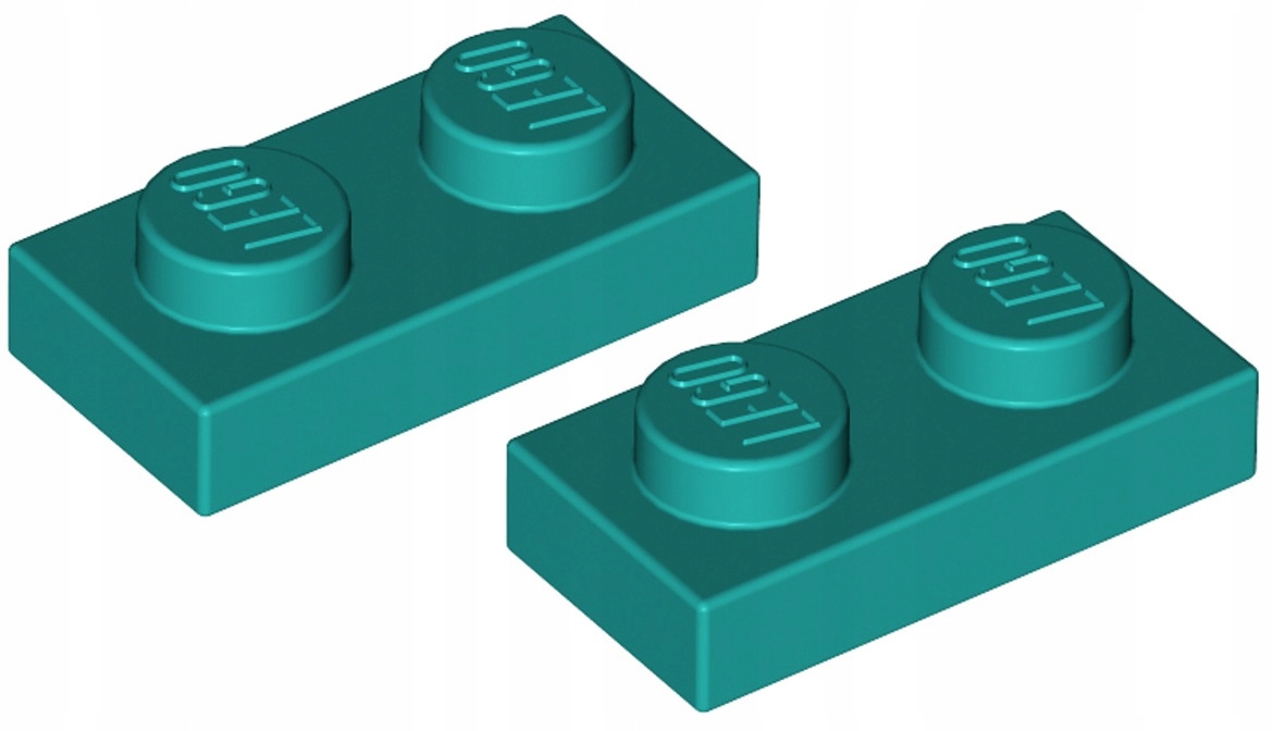 

Lego Płytka 1x2 Turkusowa (3023/6213777) 2szt.
