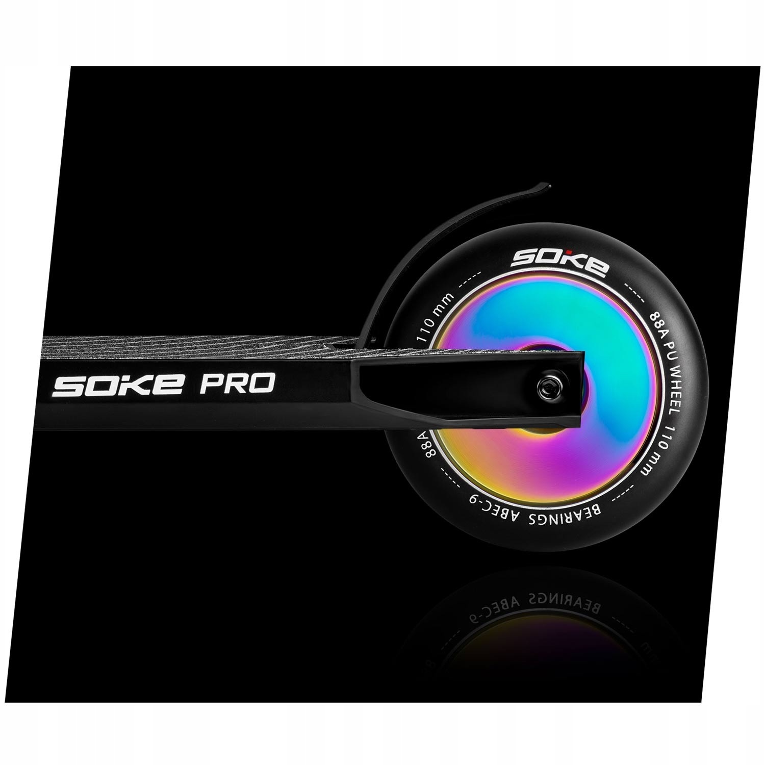 Kółka do hulajnogi 110 mm pełne rainbow 2szt Kod producenta 1668