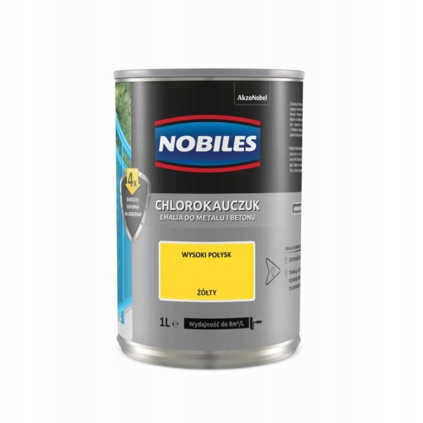 

Nobiles Chlorokauczuk Żółty 0,9L Na Metal