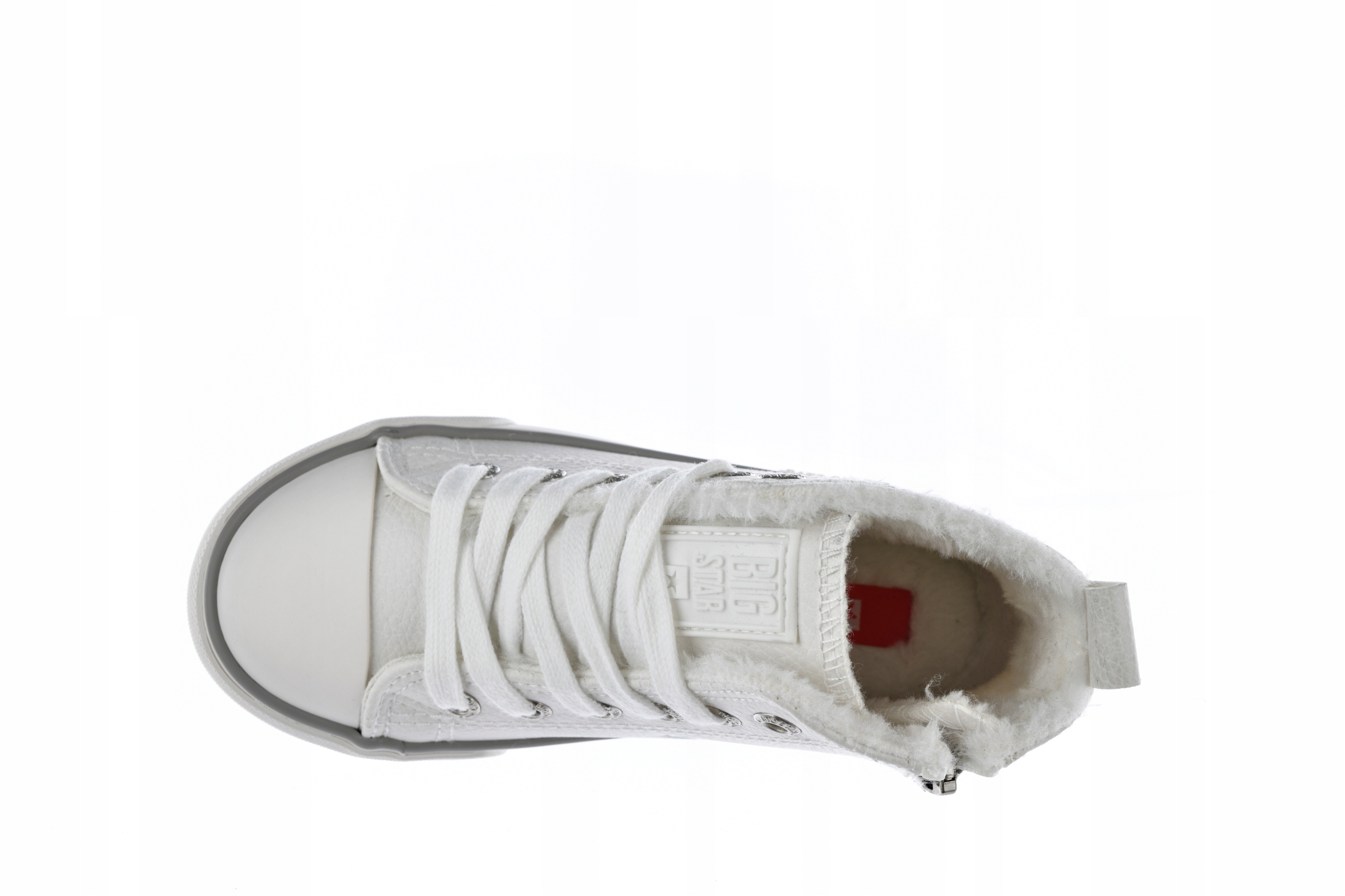 BIG STAR TRAMPKI DZIECIĘCE BUTY OBUWIE OCIEPLANE Kolor biały