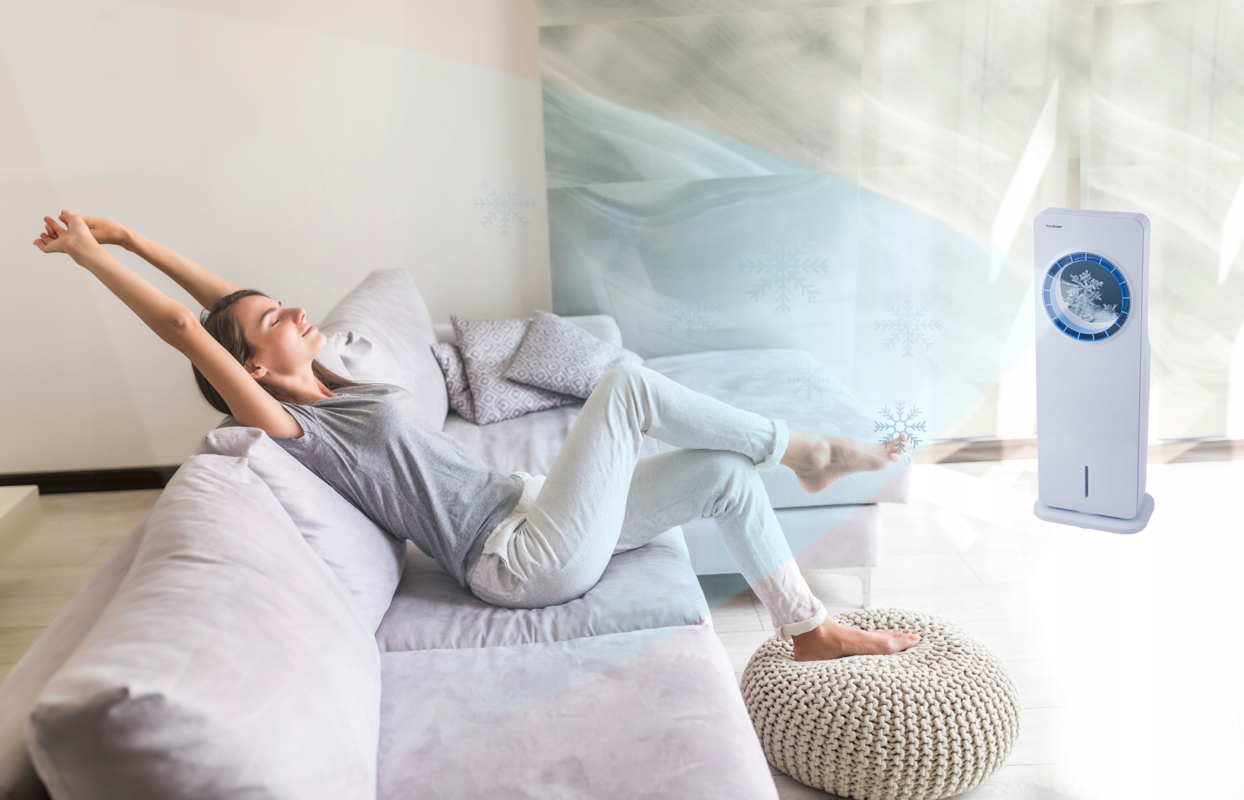 Klimatyzator Klimator THUNDER COOL 65 W Kolor dominujący biały