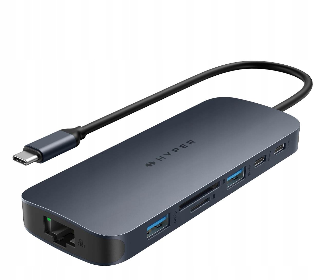 Uniwersalny hub Usb-c HyperDrive EcoSmart Gen.2 10w1 z 140W PD3.1