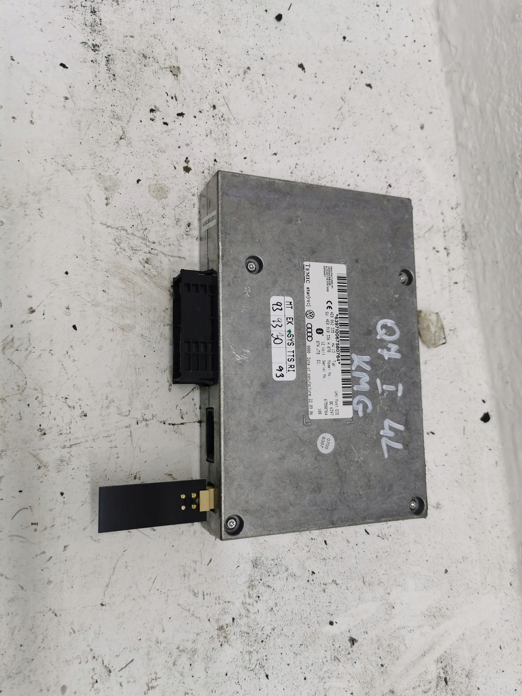 modul Bedienteil BLUETOOTH AUDI Q7 und 4L 4E0862335