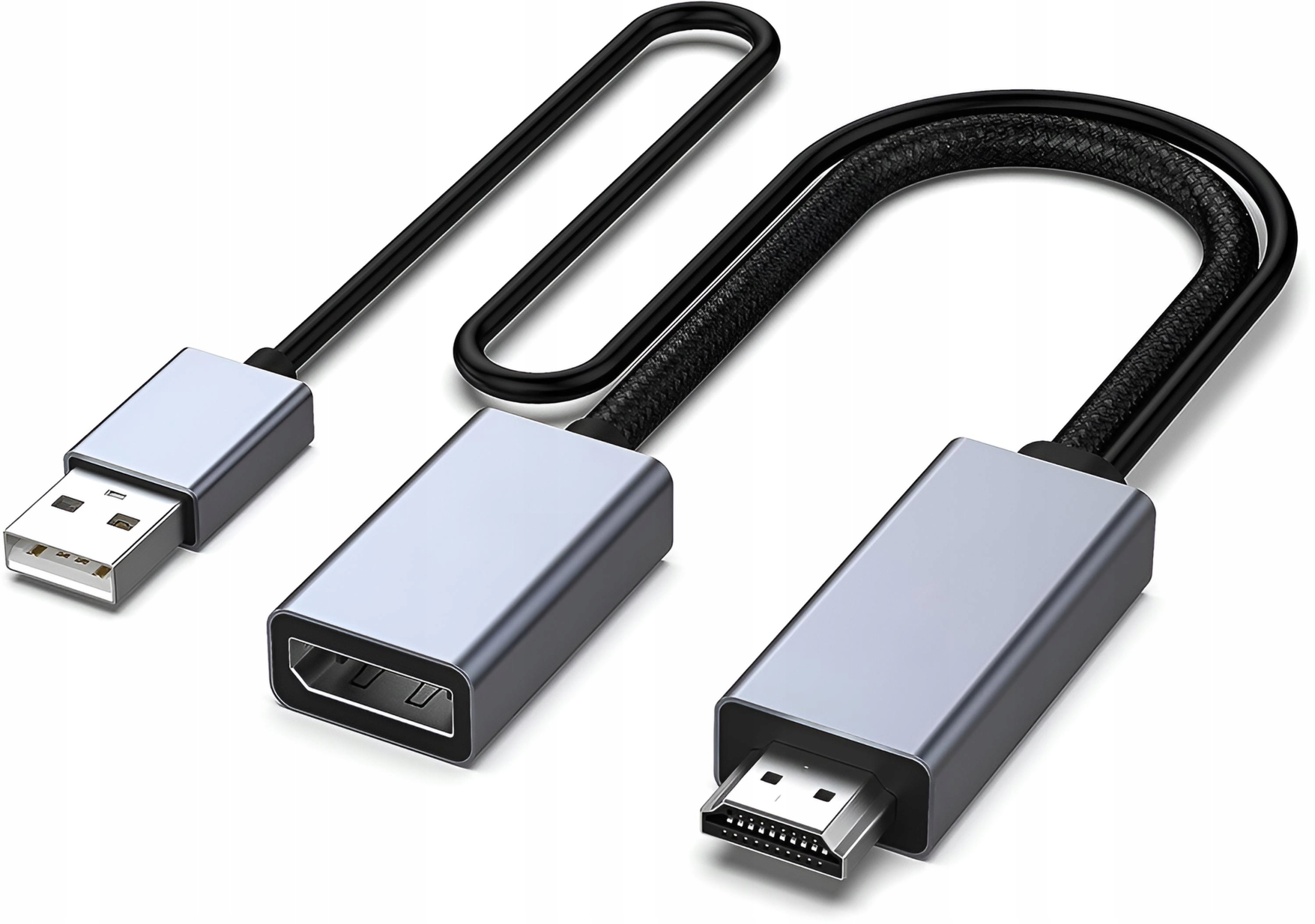 Konwerter Hdmi do Displayport Adapter Dp 4K@30Hz