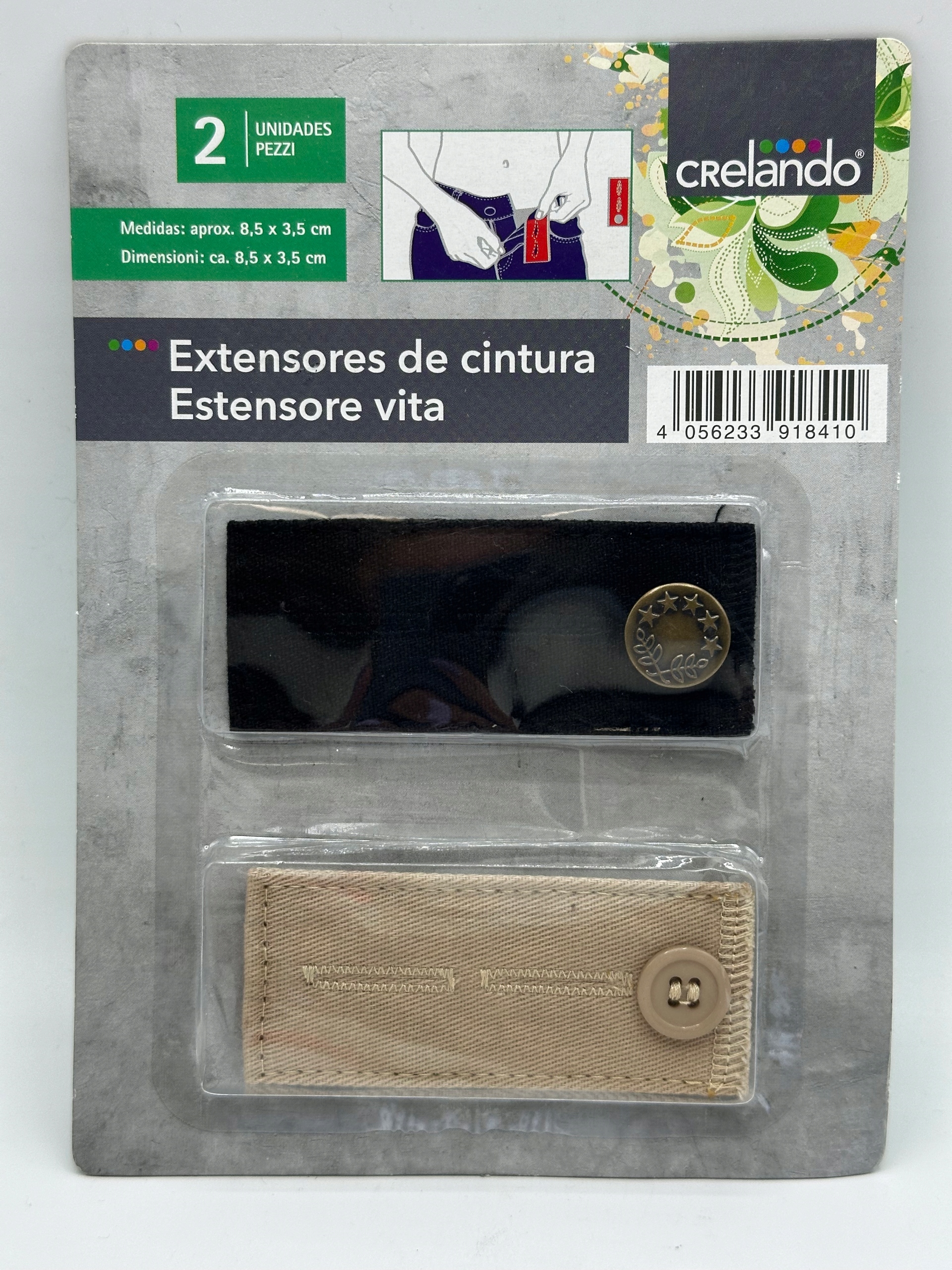 Crelando przedłużacze talii do spódnic i spodni