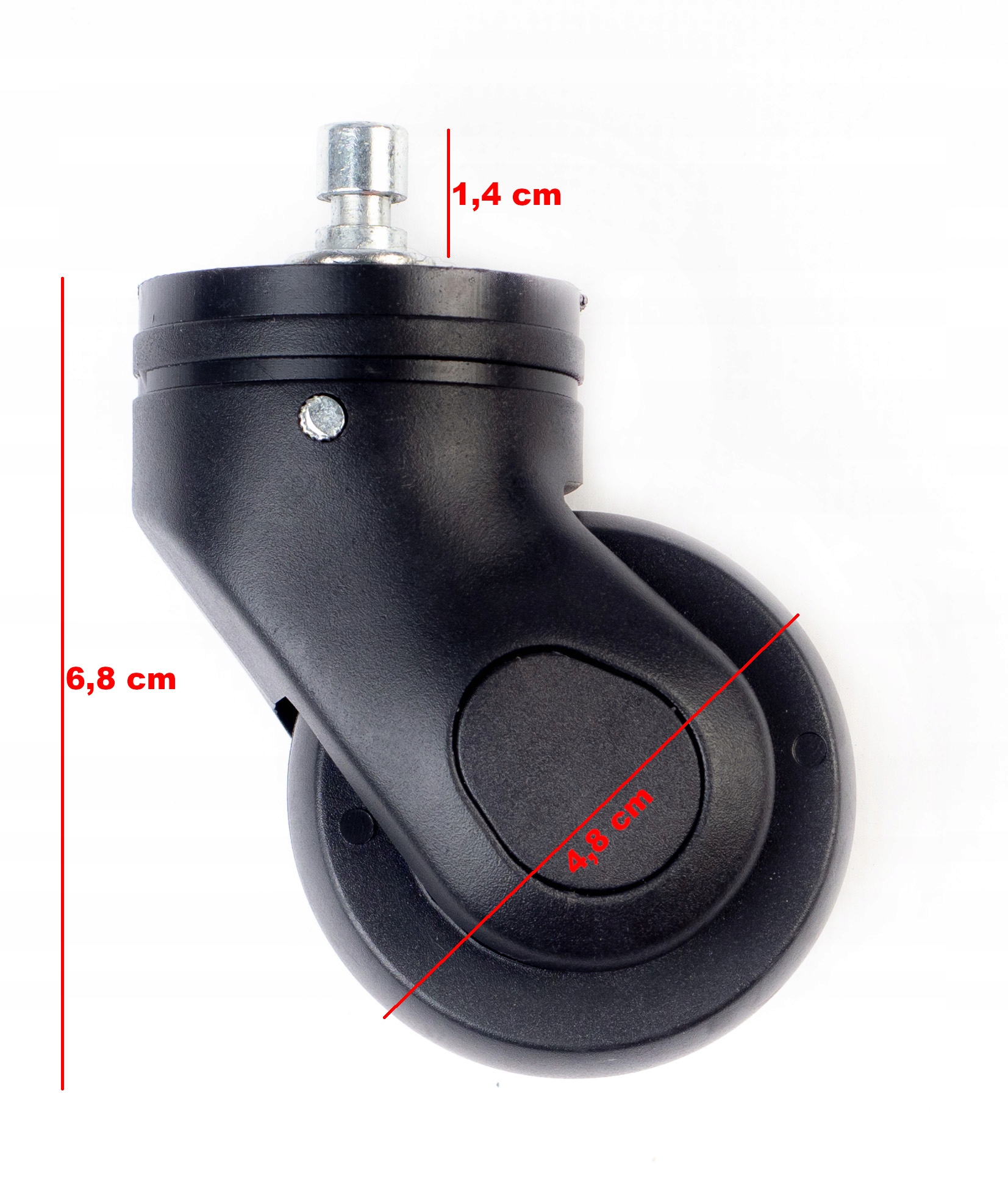 KÓŁKO ZAMIENNE DO WALIZKI NA PRZYCISK NAPRAWA Rodzaj twarda