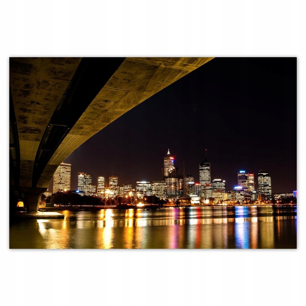 

Plakat 93x62 Nocne zdjęcie z mostem